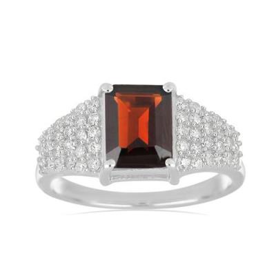 BUY NATURAL PERIDOT GEMSTONE CLASSIC RING IN STERLING SILVER